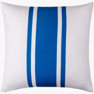 Classic Stripe Off-White Outdoor Pillow by Livabliss