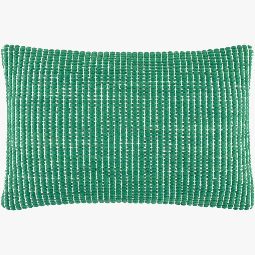 Chunky Grid Green Pillow by Livabliss - Image 2