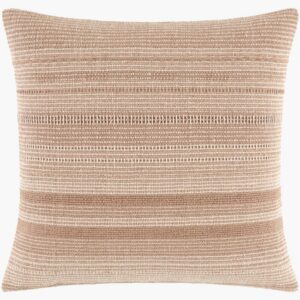 Dalton Taupe Pillow by Livabliss
