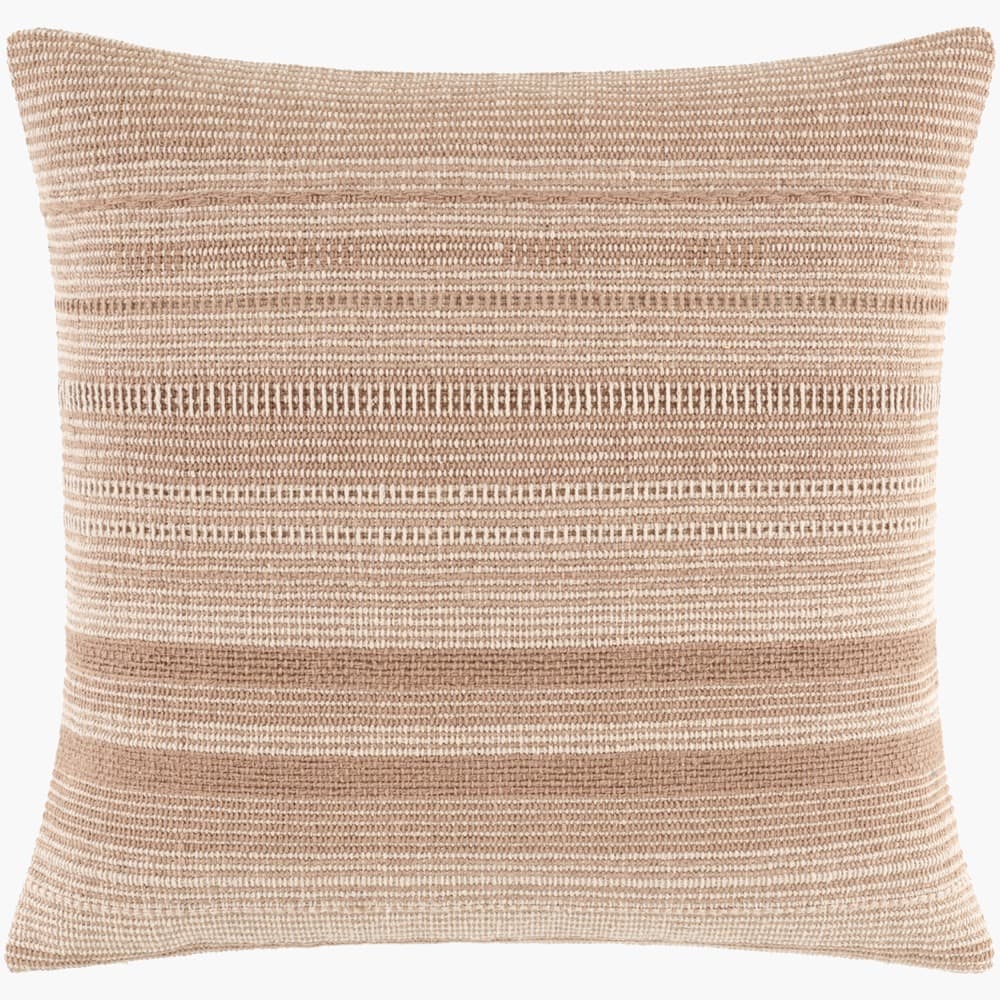 Dalton Taupe Pillow by Livabliss