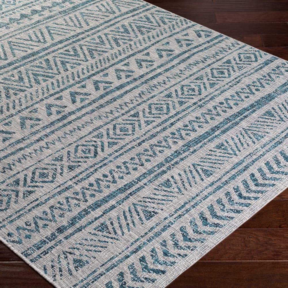 Eagean Green Outdoor Rug by Livabliss - Image 3