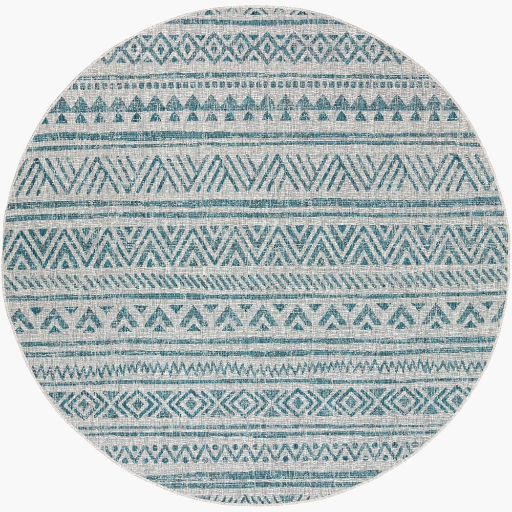 Eagean Green Outdoor Rug by Livabliss - Image 9