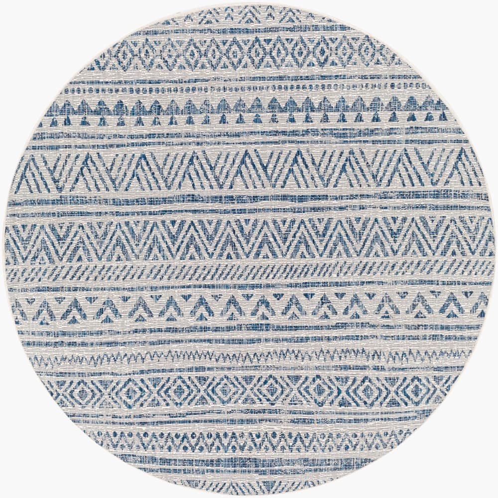 Eagean Blue Outdoor Rug by Livabliss - Image 11