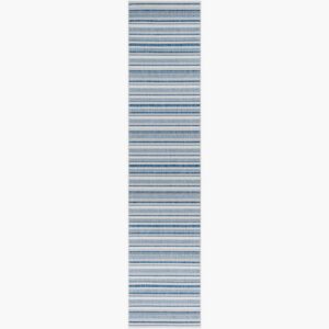 Eagean Blue Outdoor Rug by Livabliss