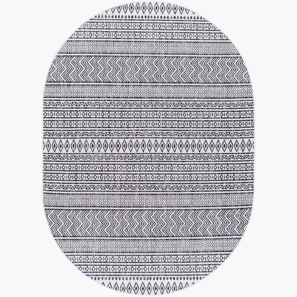 Eagean Black Outdoor Rug by Livabliss - Image 10