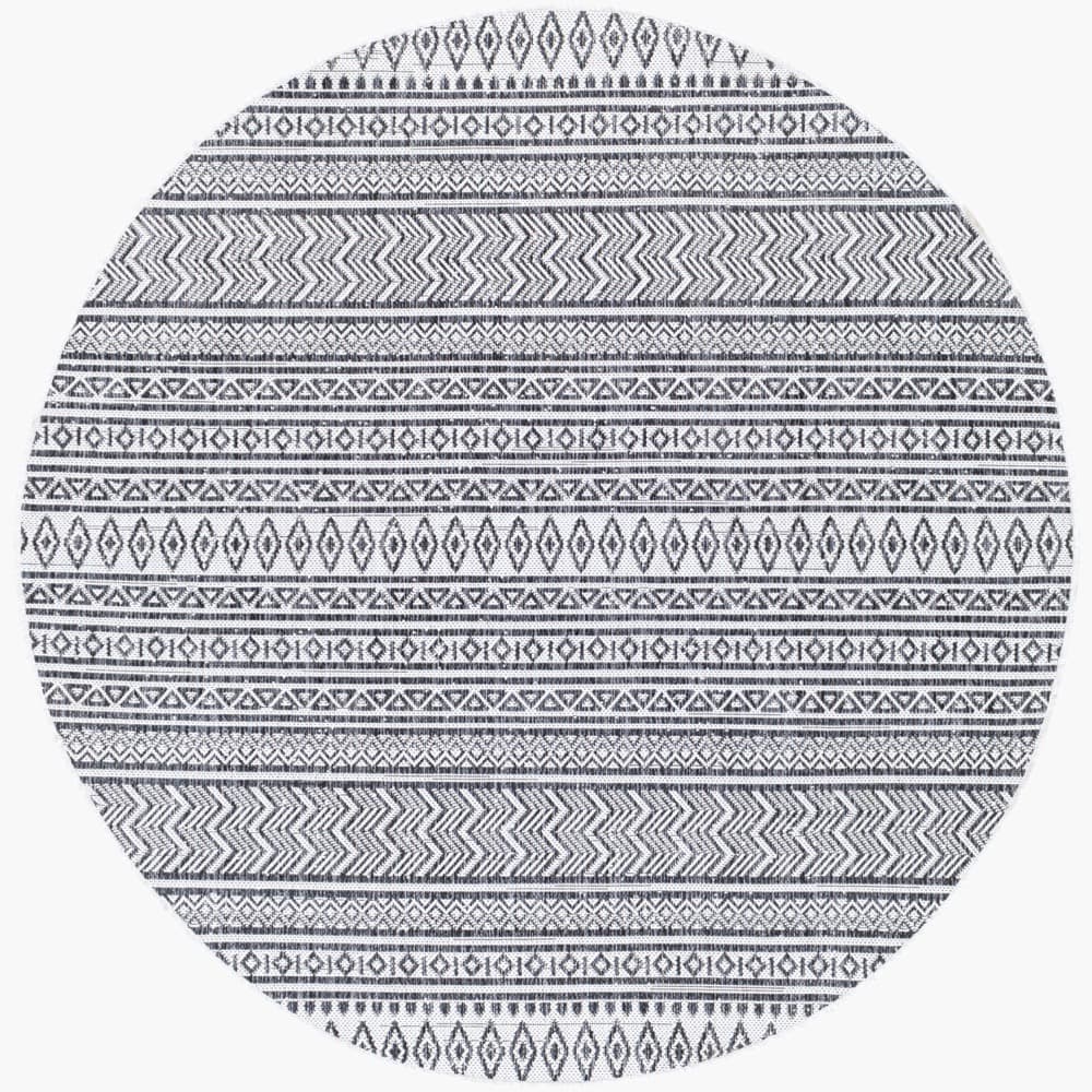 Eagean Black Outdoor Rug by Livabliss - Image 11