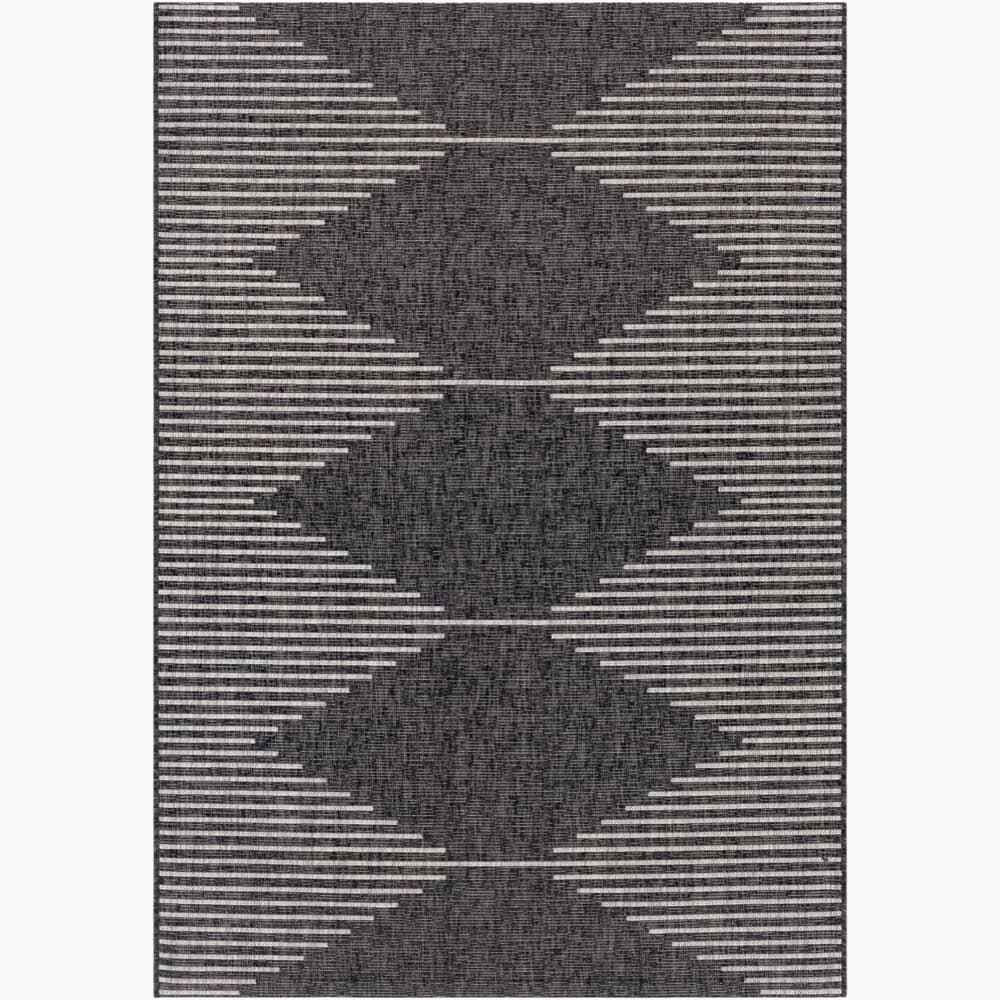 Eagean Black Outdoor Rug by Livabliss - Image 9