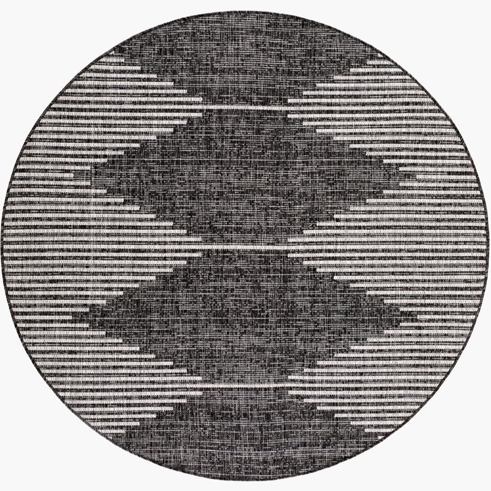 Eagean Black Outdoor Rug by Livabliss - Image 12