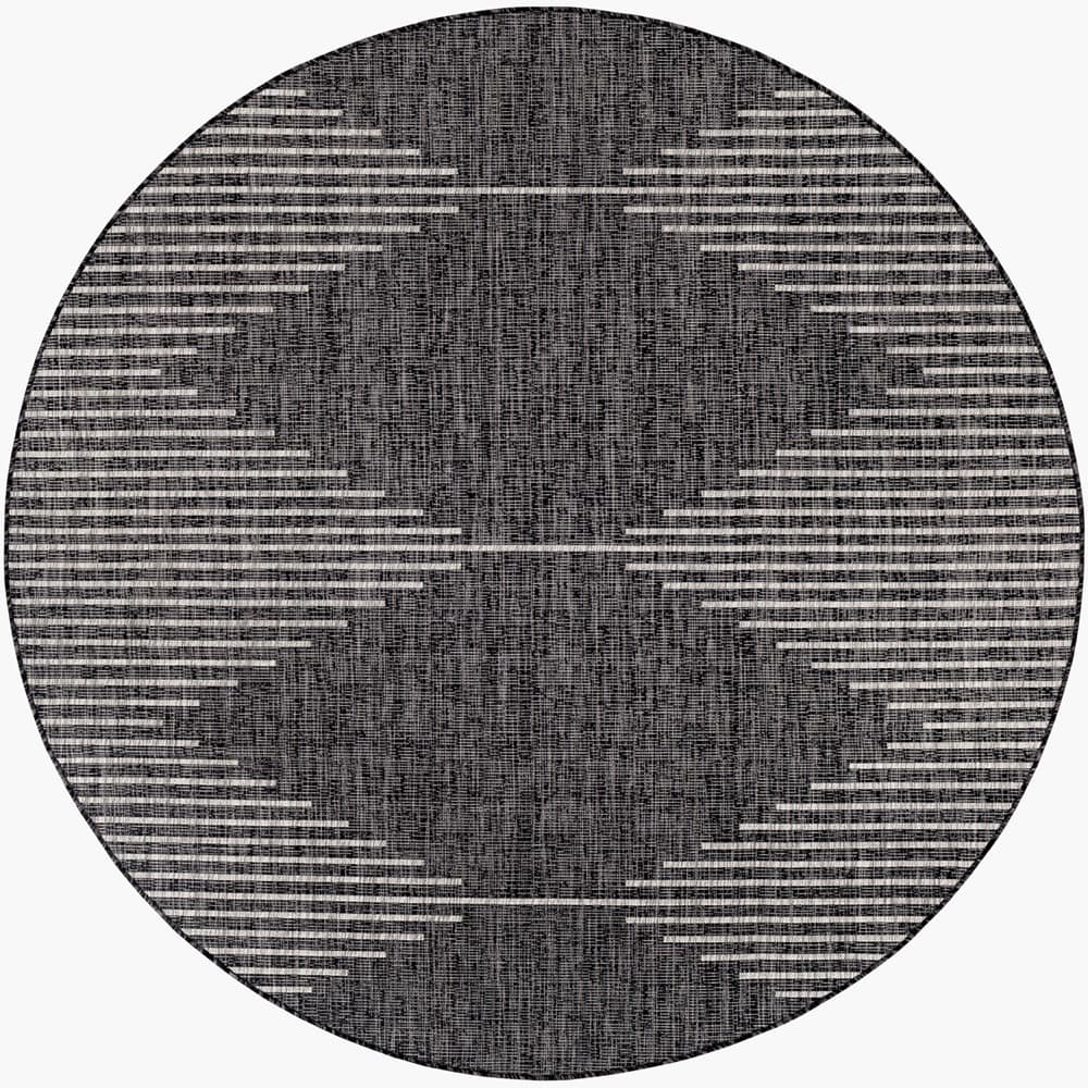 Eagean Black Outdoor Rug by Livabliss - Image 7