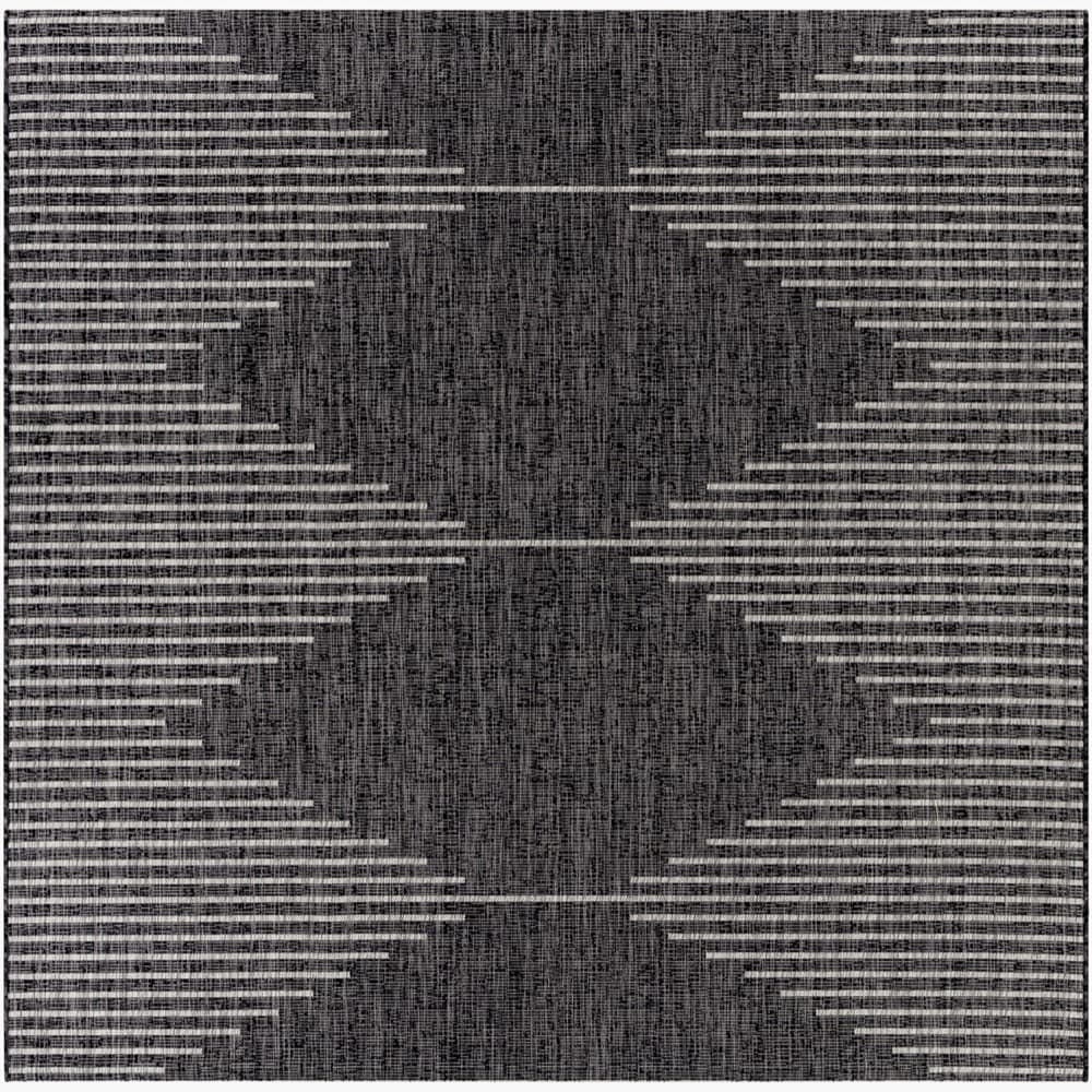 Eagean Black Outdoor Rug by Livabliss - Image 8