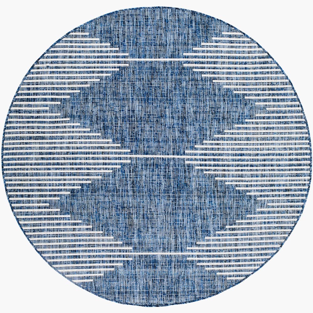 Eagean Dark Blue Outdoor Rug by Livabliss - Image 12