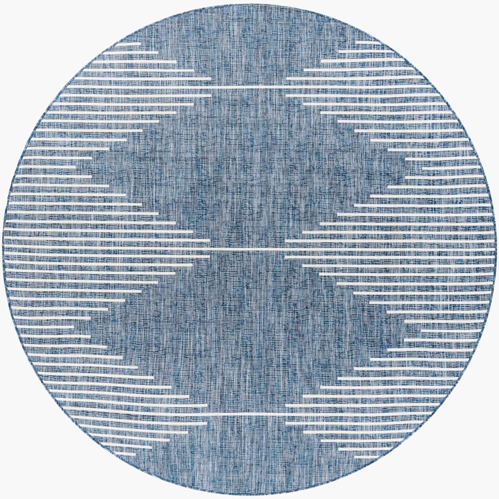Eagean Dark Blue Outdoor Rug by Livabliss - Image 9