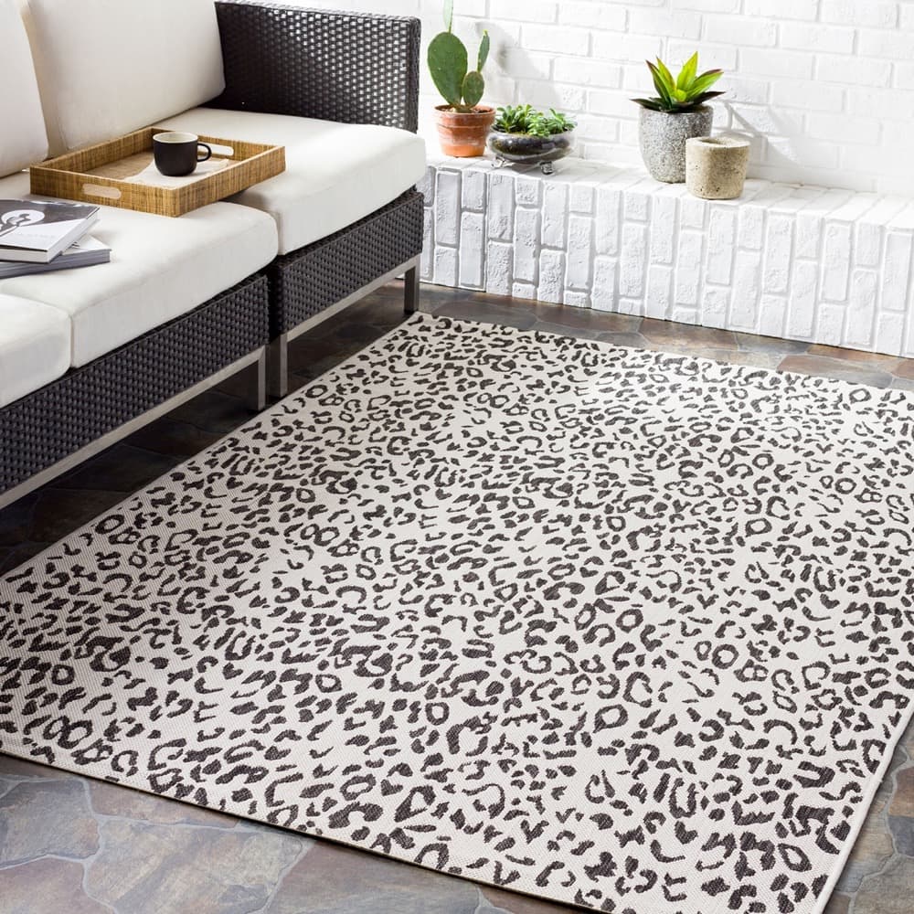 Eagean Black Outdoor Rug by Livabliss - Image 7