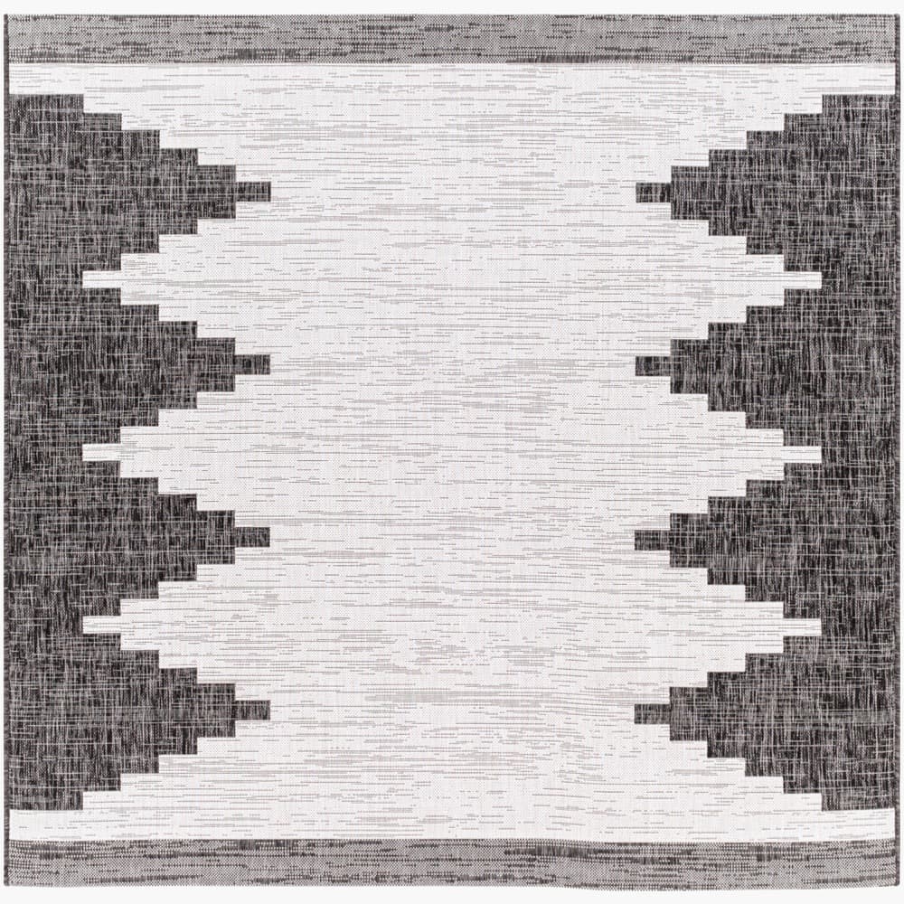 Eagean Black Outdoor Rug by Livabliss - Image 10