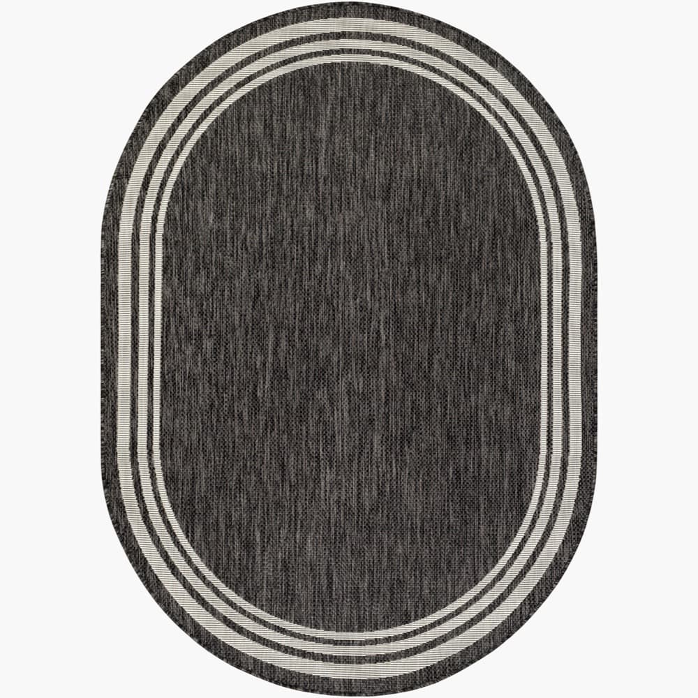 Eagean Charcoal Outdoor Rug by Livabliss - Image 6