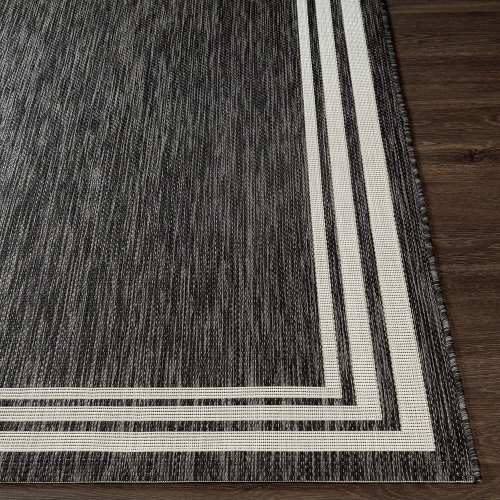 Eagean Charcoal Outdoor Rug by Livabliss - Image 5