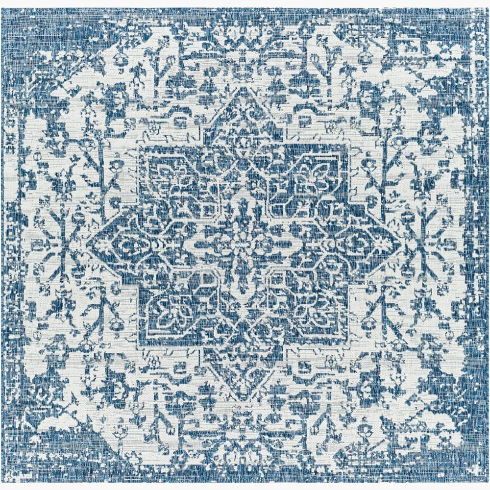 Eagean Blue Outdoor Rug by Livabliss - Image 8