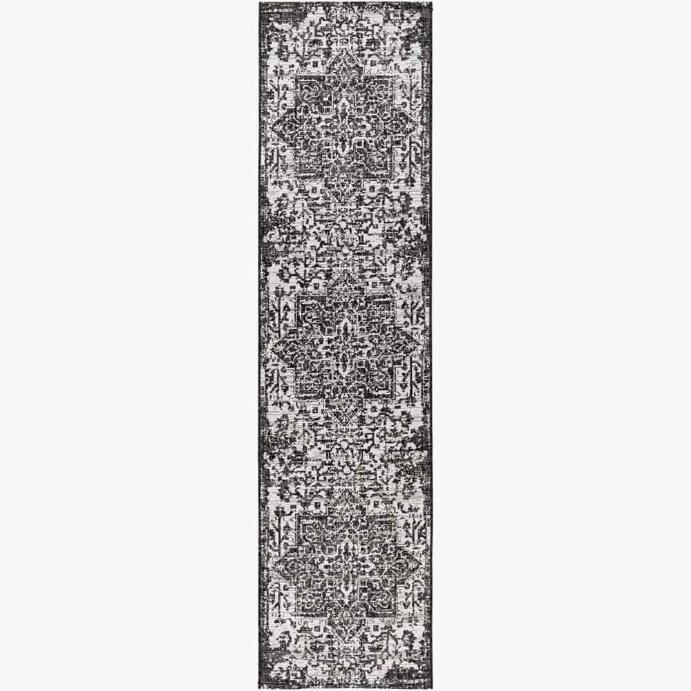 Eagean Black Outdoor Rug by Livabliss