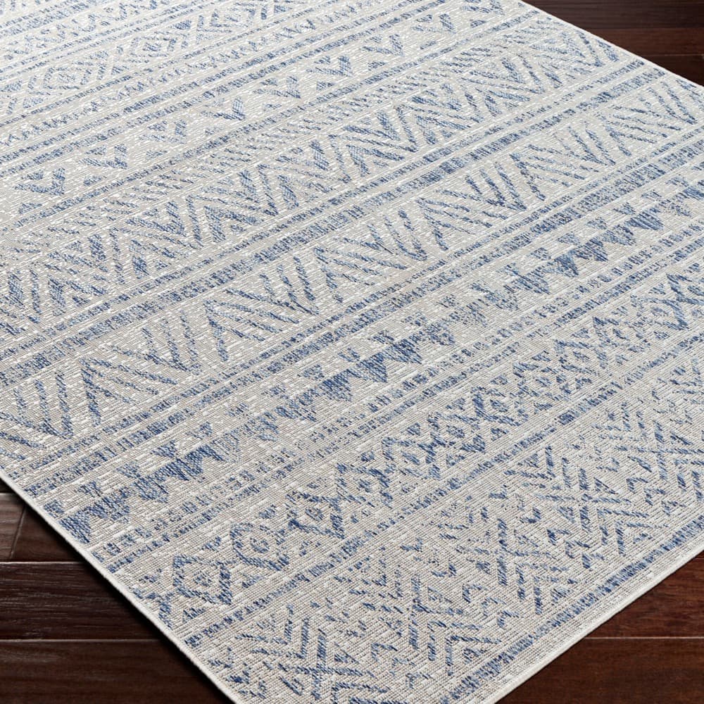 Eagean Navy Outdoor Rug by Livabliss - Image 3