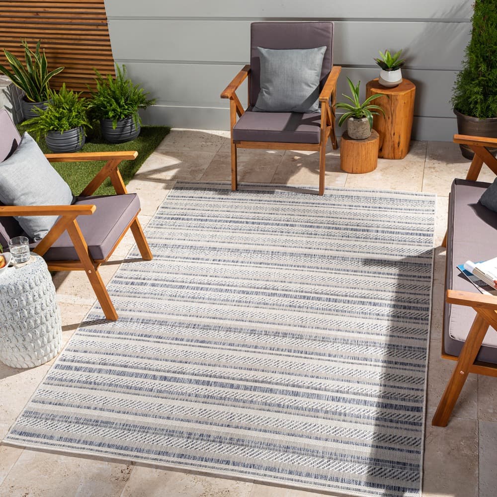 Eagean Oatmeal Outdoor Rug by Livabliss - Image 2
