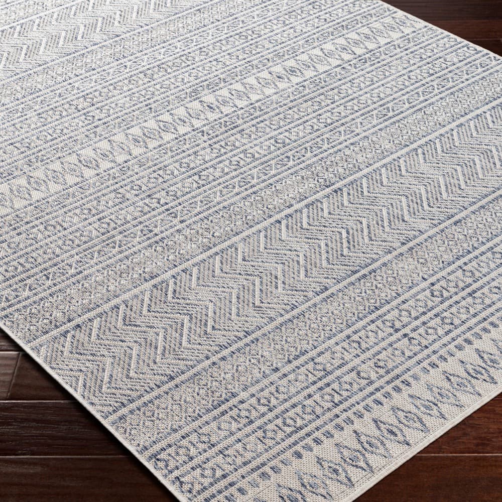 Eagean Navy Outdoor Rug by Livabliss - Image 3