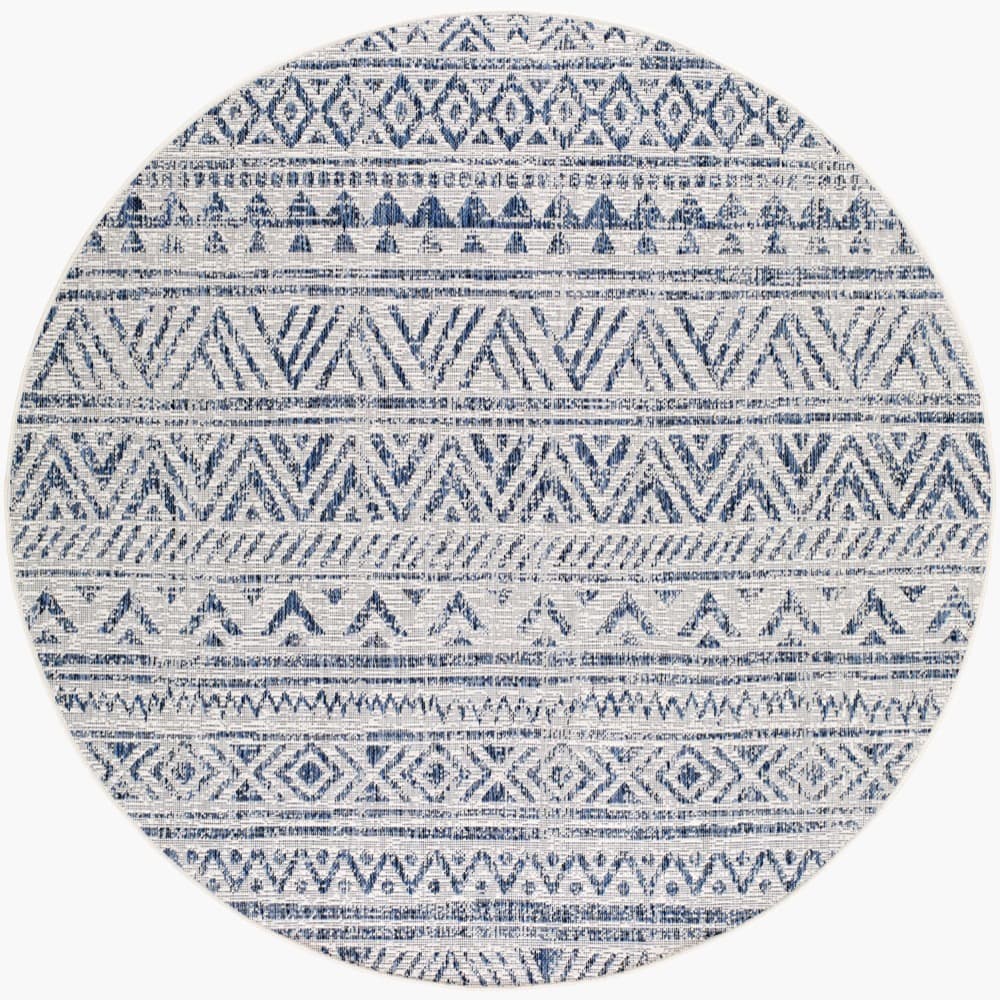 Eagean Navy Outdoor Rug by Livabliss - Image 9