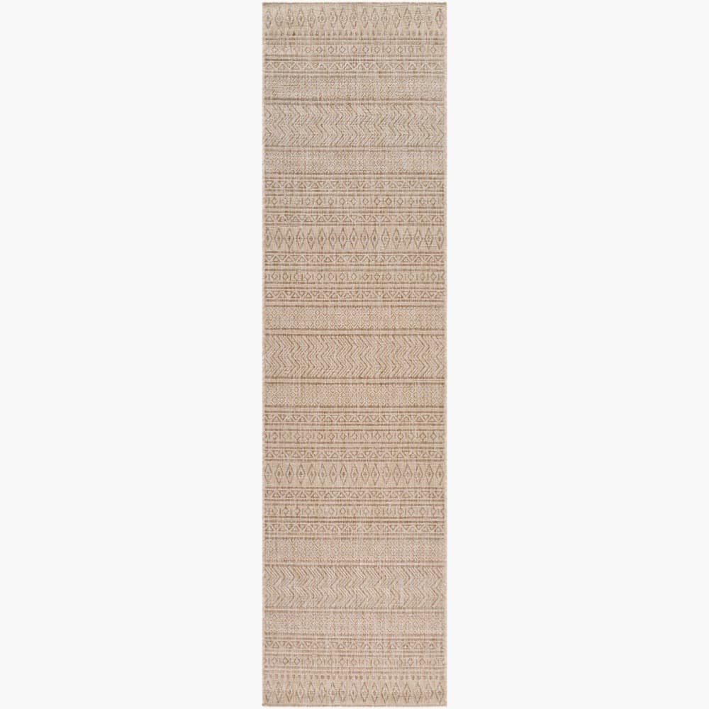 Eagean Light Beige Outdoor Rug by Livabliss