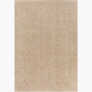 Eagean Cream  Outdoor Rug by Livabliss