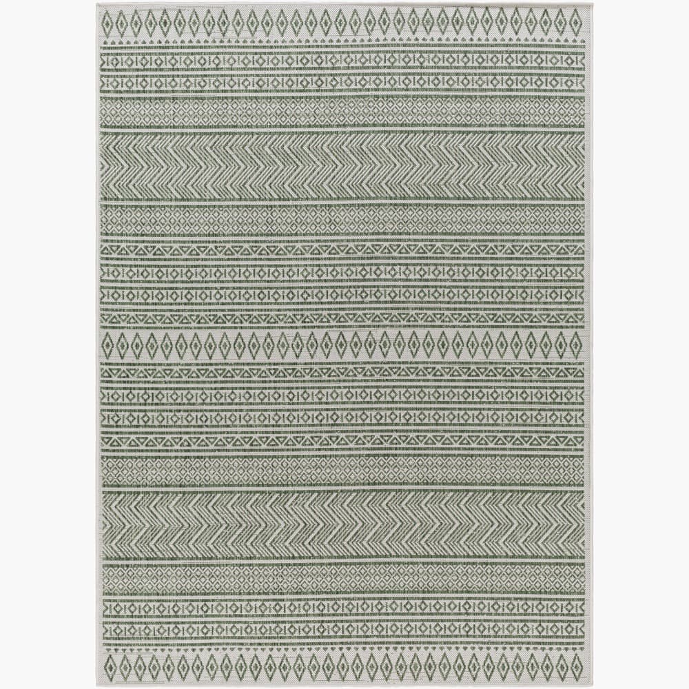 Eagean Grass Green Outdoor Rug by Livabliss - Image 4