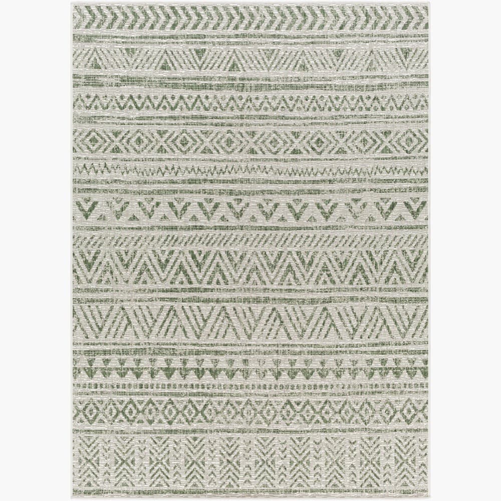 Eagean Grass Green Outdoor Rug by Livabliss - Image 4