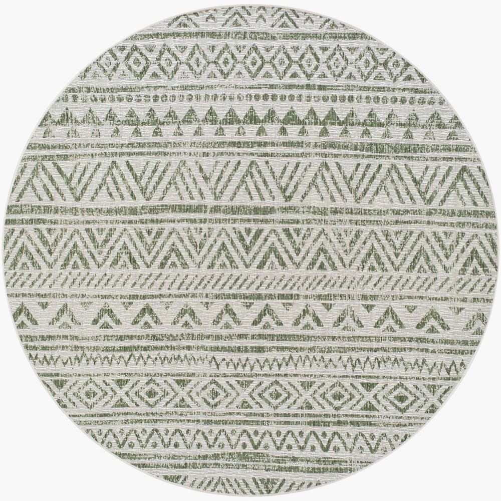 Eagean Grass Green Outdoor Rug by Livabliss - Image 6