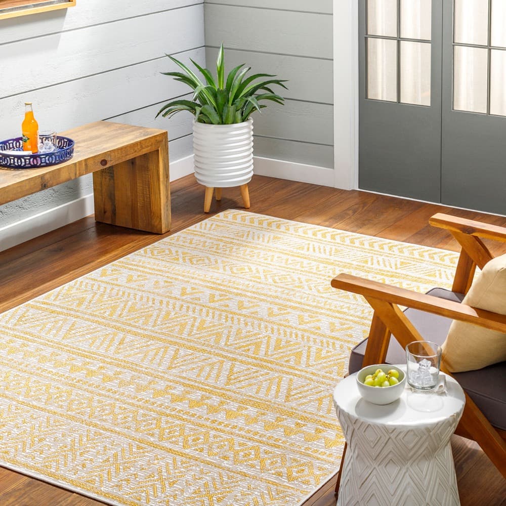 Eagean Ivory Outdoor Rug by Livabliss - Image 2