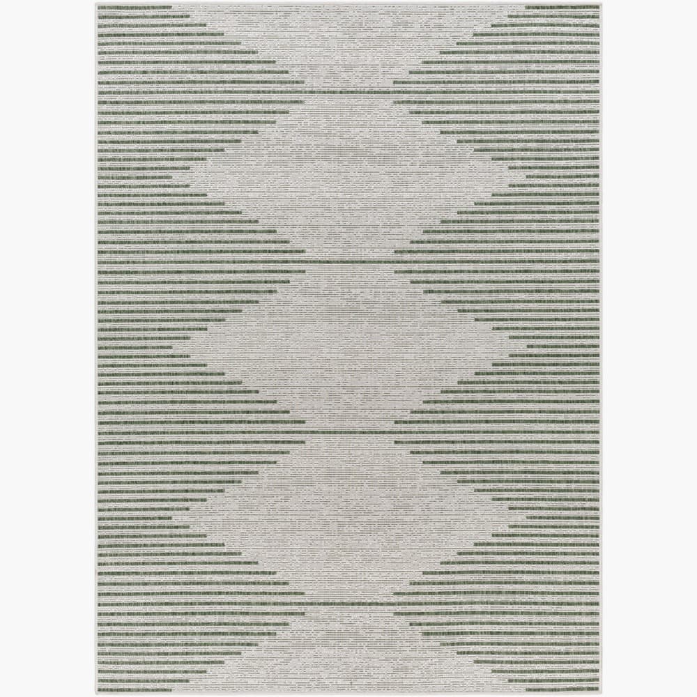 Eagean Grass Green Outdoor Rug by Livabliss - Image 4