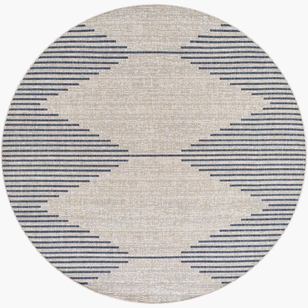 Eagean Navy Outdoor Rug by Livabliss - Image 6
