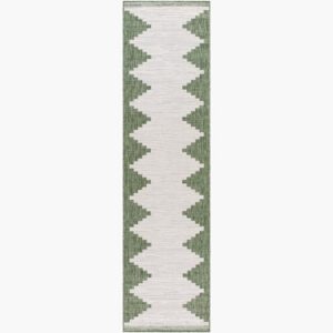 Eagean Grass Green  Outdoor Rug by Livabliss