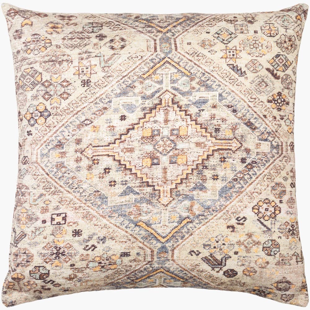 Emily Jean Medium Gray Outdoor Pillow by Livabliss