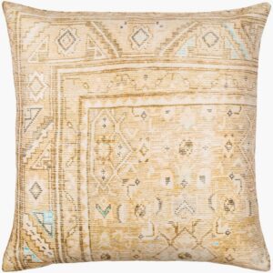 Emily Jean Beige Outdoor Pillow by Livabliss