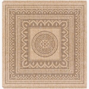 Encore Tan  Outdoor Rug by Livabliss