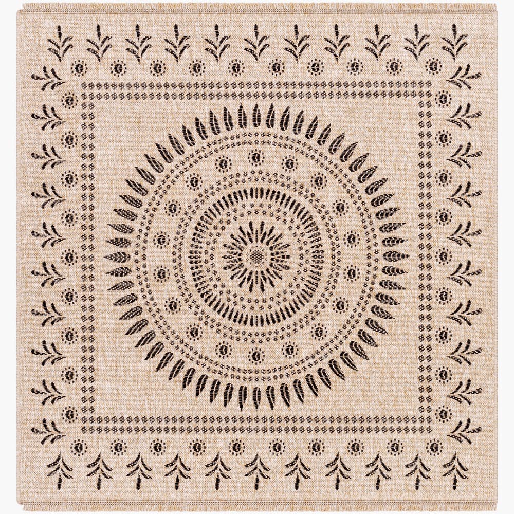 Encore Tan Outdoor Rug by Livabliss