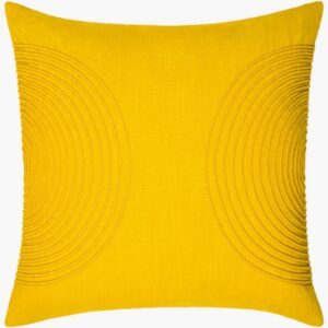 Erlands Mustard Pillow by Livabliss