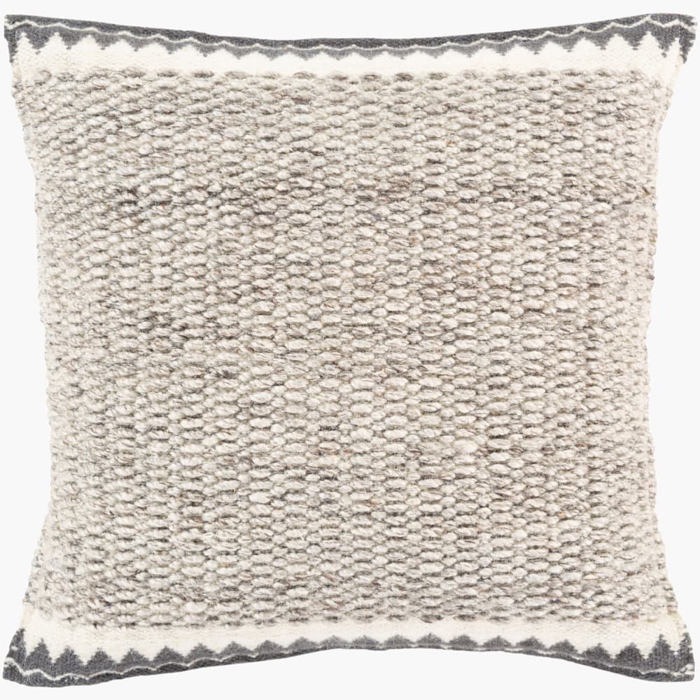 Faroe Oatmeal Pillow by Livabliss - Image 3