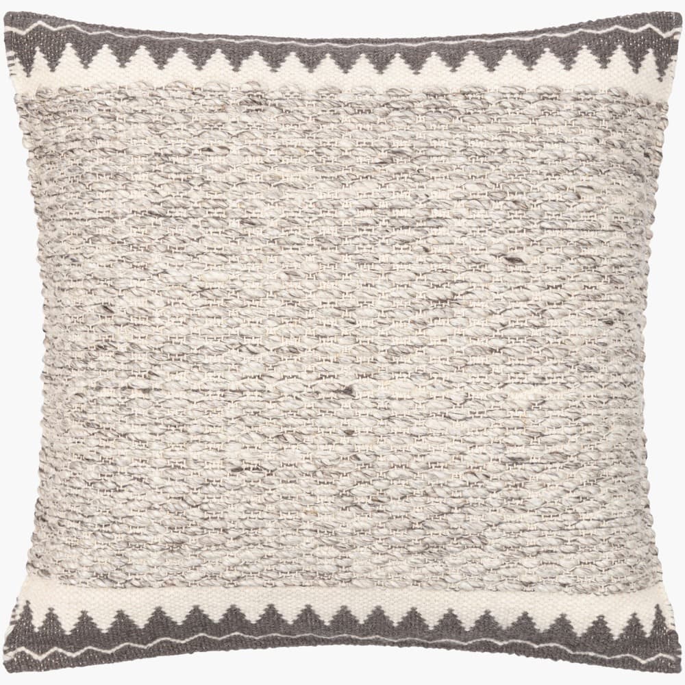 Faroe Oatmeal Pillow by Livabliss