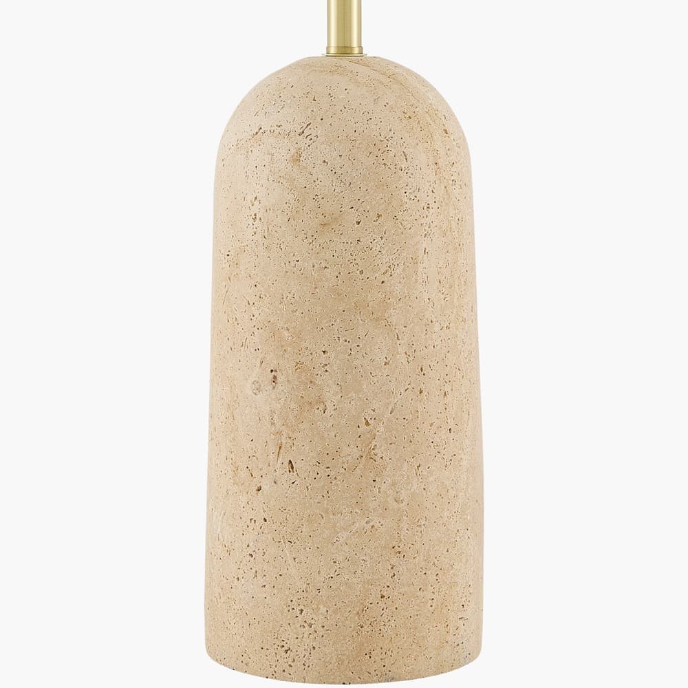 Autumn Laurel Travertine Accent Table Lamp by Galey Alix for Livabliss - Image 2
