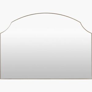 Landon Iron Mantel Mirror by Galey Alix for Livabliss