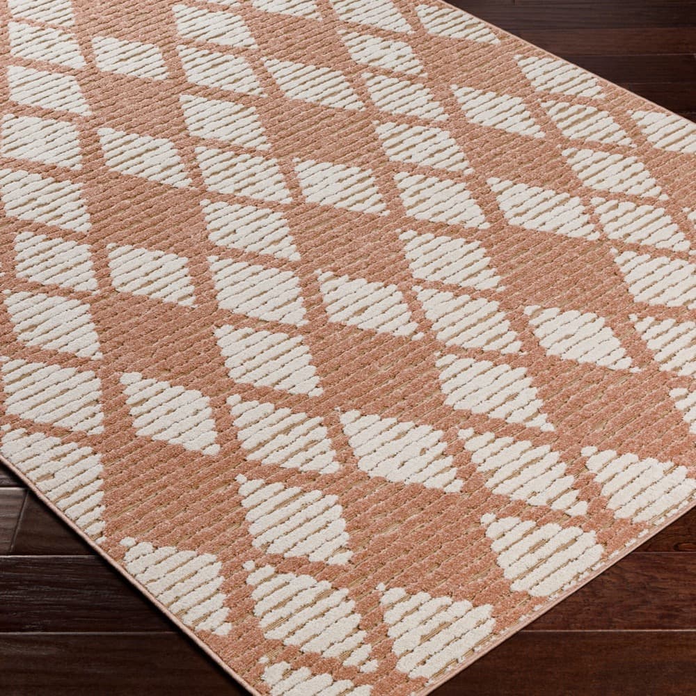 Greenwich Dusty Pink Outdoor Rug by Livabliss - Image 3