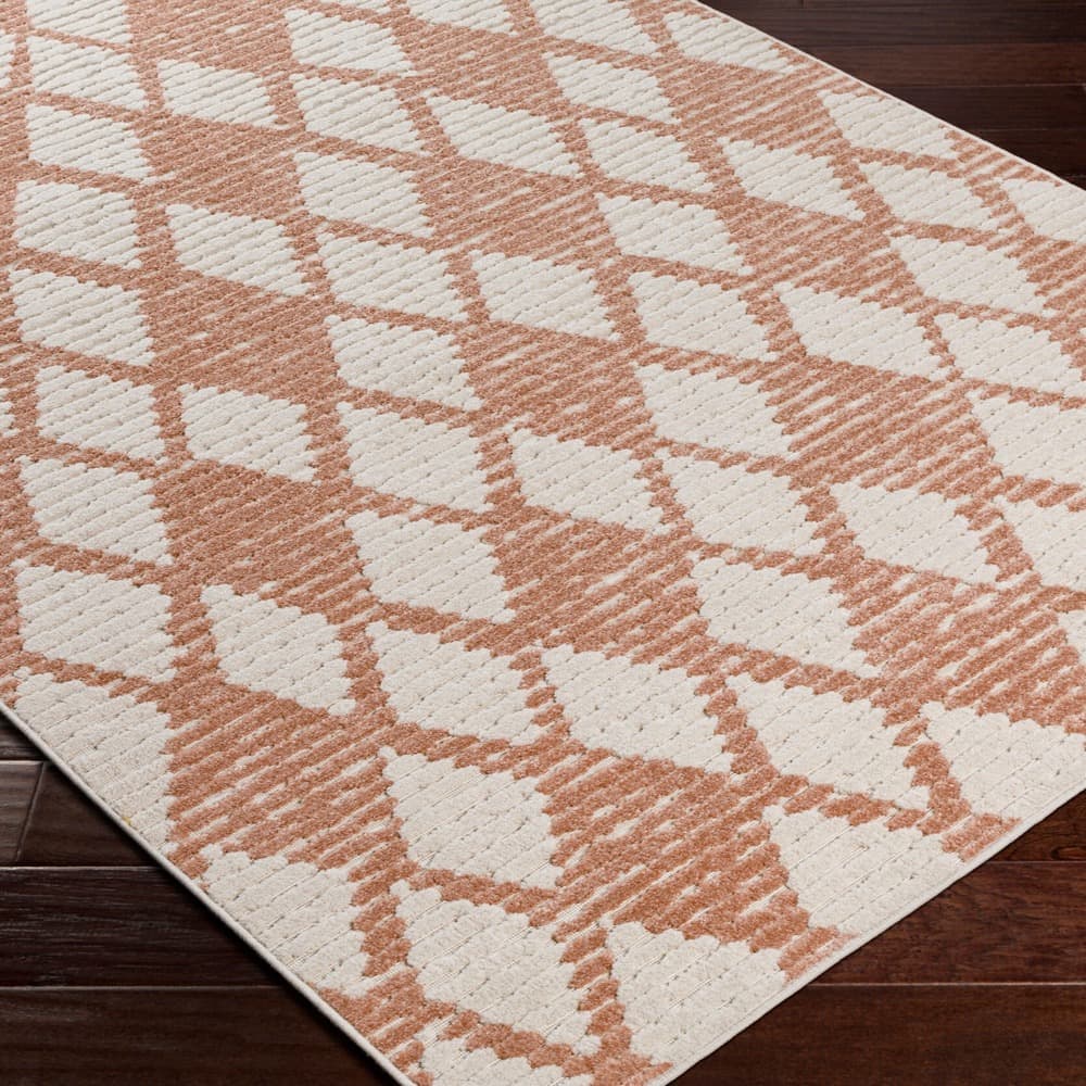 Greenwich Dusty Pink Outdoor Rug by Livabliss - Image 3