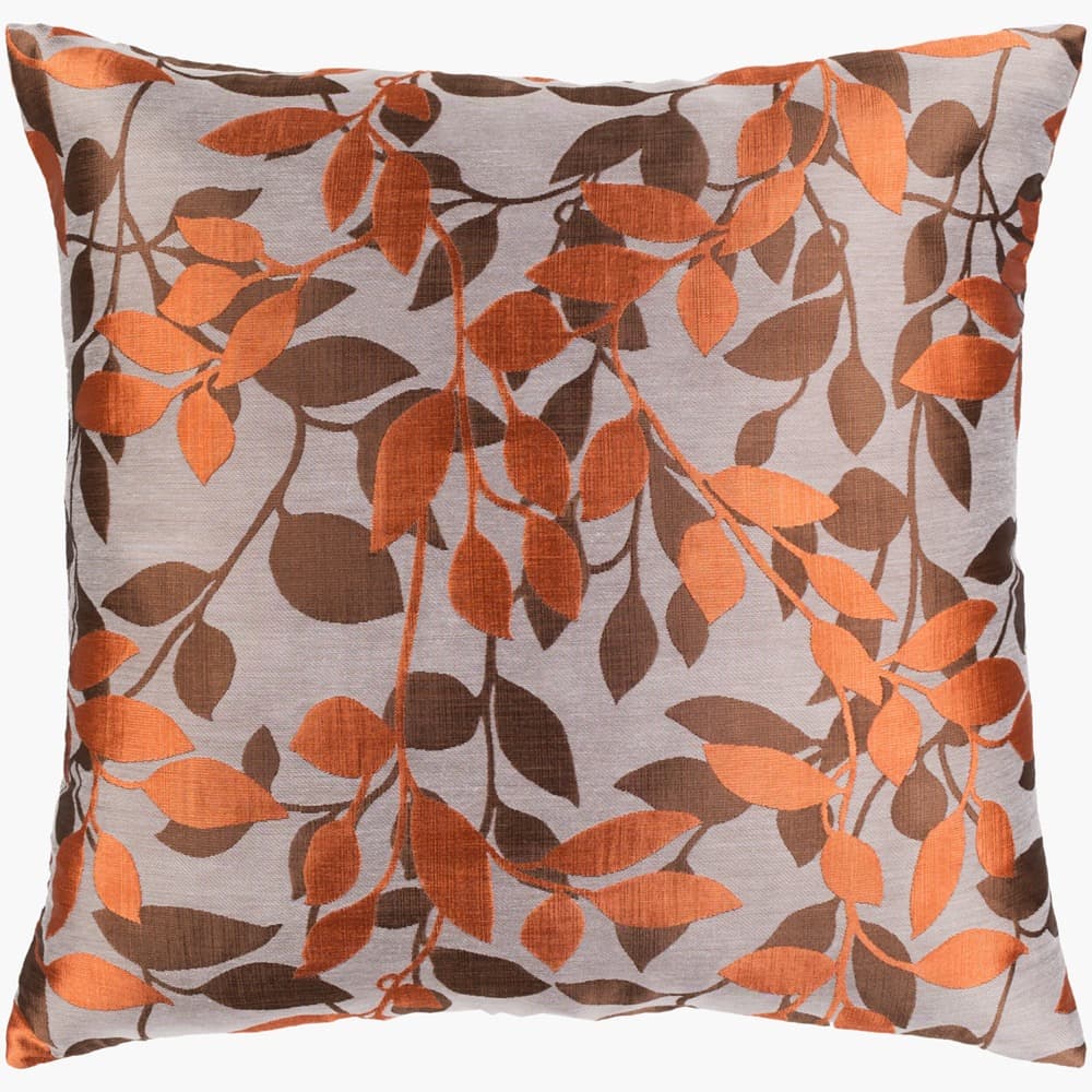 Wind Chime Taupe Pillow by Livabliss