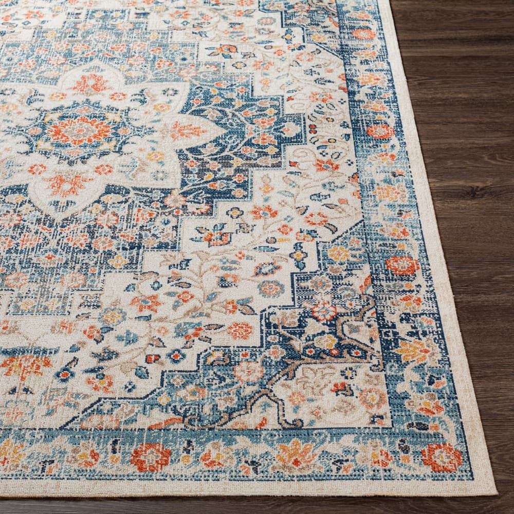 Huntington Beach Navy Outdoor Rug by Livabliss - Image 5