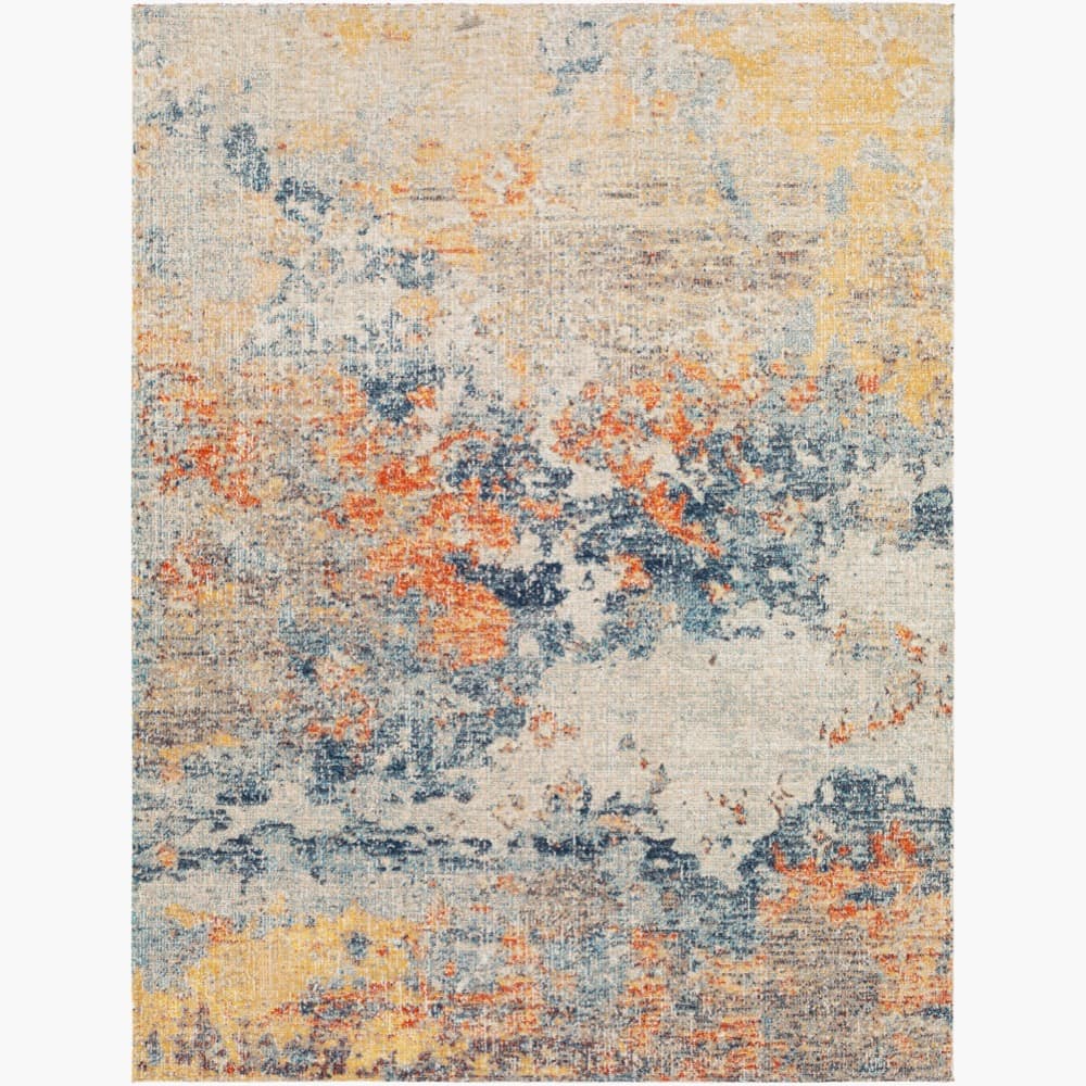 Huntington Beach Orange Outdoor Rug by Livabliss - Image 6
