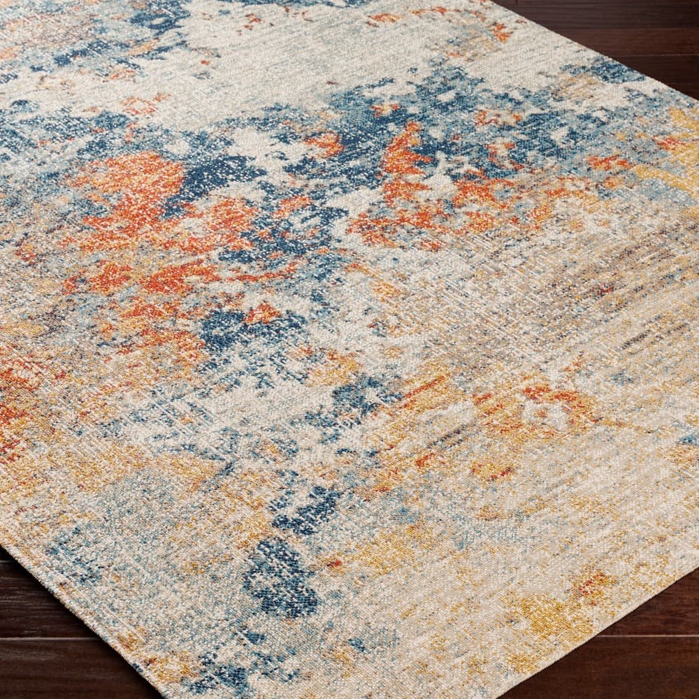 Huntington Beach Orange Outdoor Rug by Livabliss - Image 3